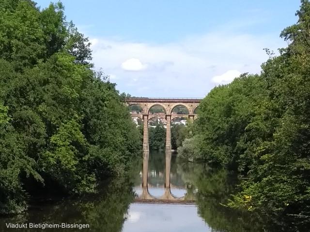 Eine Luftaufnahme eines Flusses mit einer Brücke, die ihn überquert.