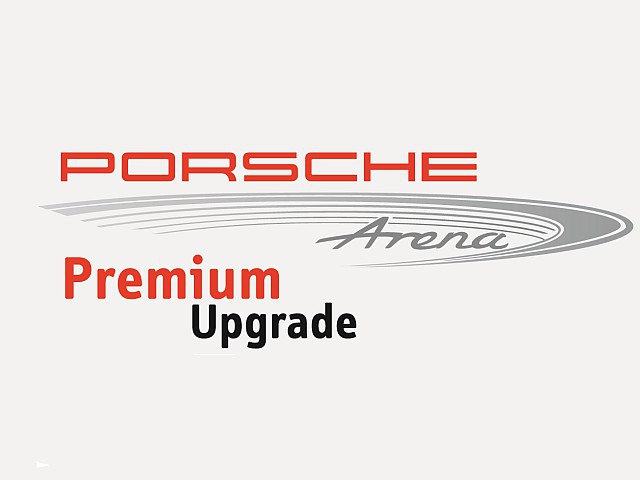 Das Logo für das Porsche Premium-Upgrade-Event