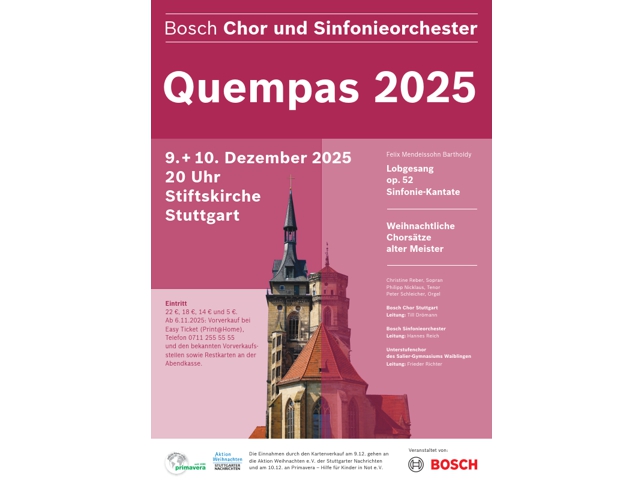 Bild von Quempas-Singen der Bosch Musikgruppen