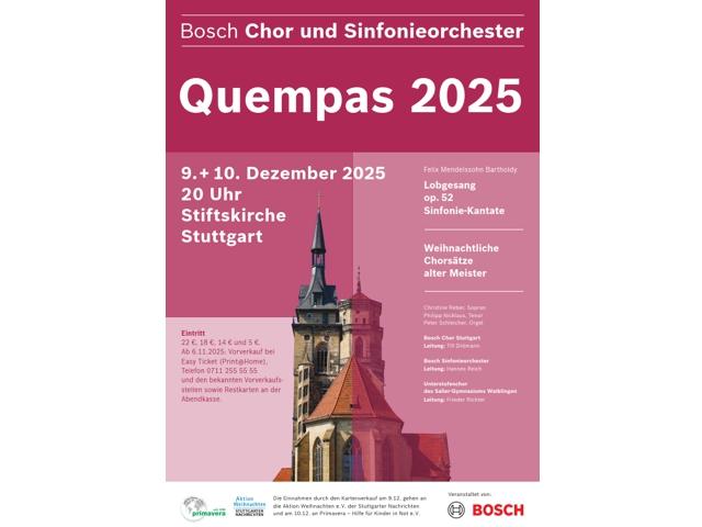 Bild von Quempas-Singen der Bosch Musikgruppen