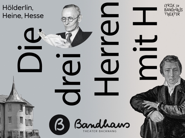 Bild von Hölderlin, Heine, Hesse: Die drei Herren mit H