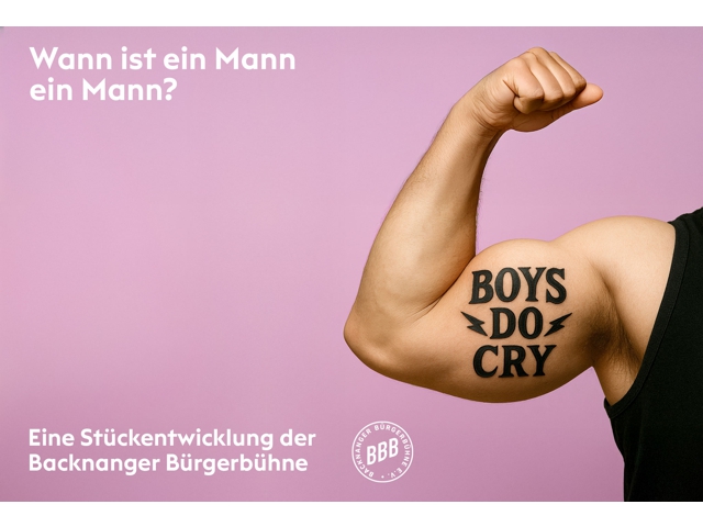 Bild von Boys do cry - Wann ist ein Mann ein Mann?