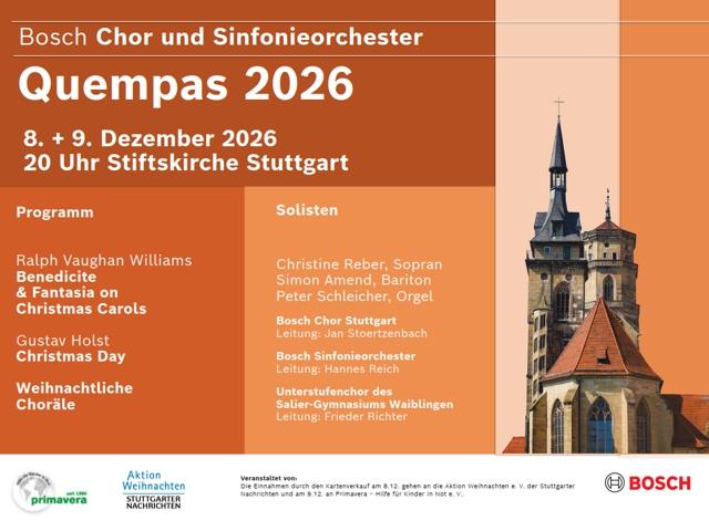 Quempas-Singen der Bosch Musikgruppen 2026