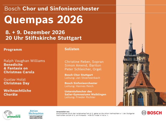 Bild von Quempas-Singen der Bosch Musikgruppen 2026