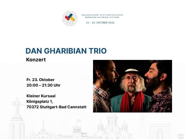 Bild von DAN GHARIBIAN TRIO
