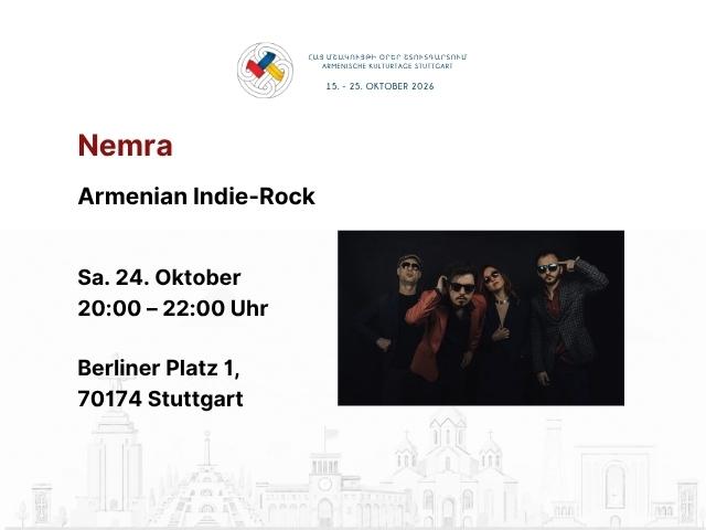 Bild von NEMRA – ARMENIAN INDIE-ROCK